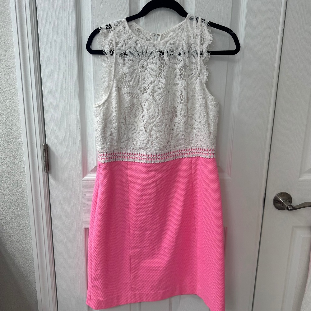 Lilly Pulitzer Sharice Stretch Shift Dress Dress – Size 12